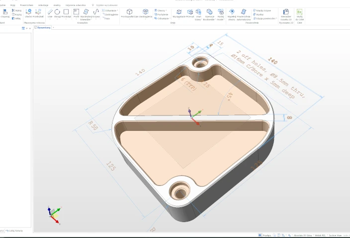 modelowanie CAD 3D interfejs 2